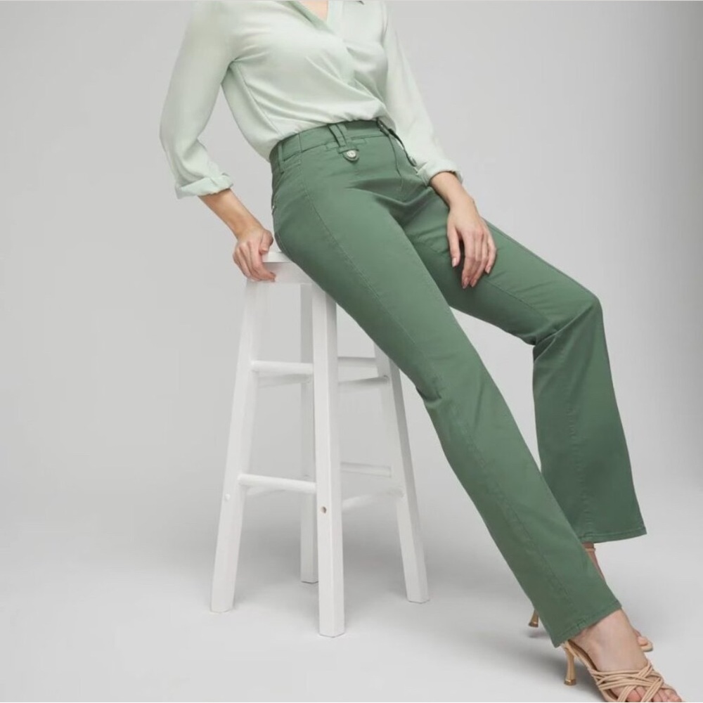 WHBM High Rise Seamed Bootcut Pant